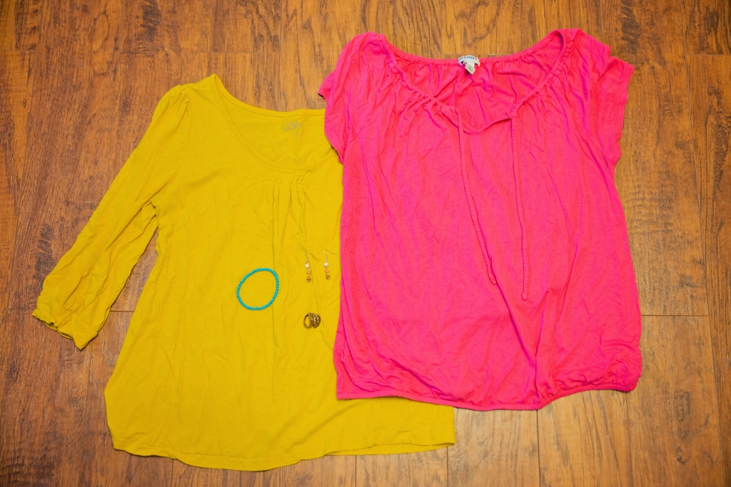 Bright colored shirts summer